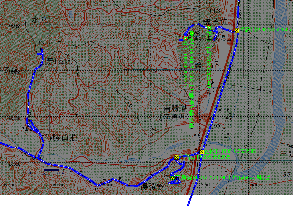 艾莉台风第二天再战高雄台21线岭口附近小基点:粽子坑图片