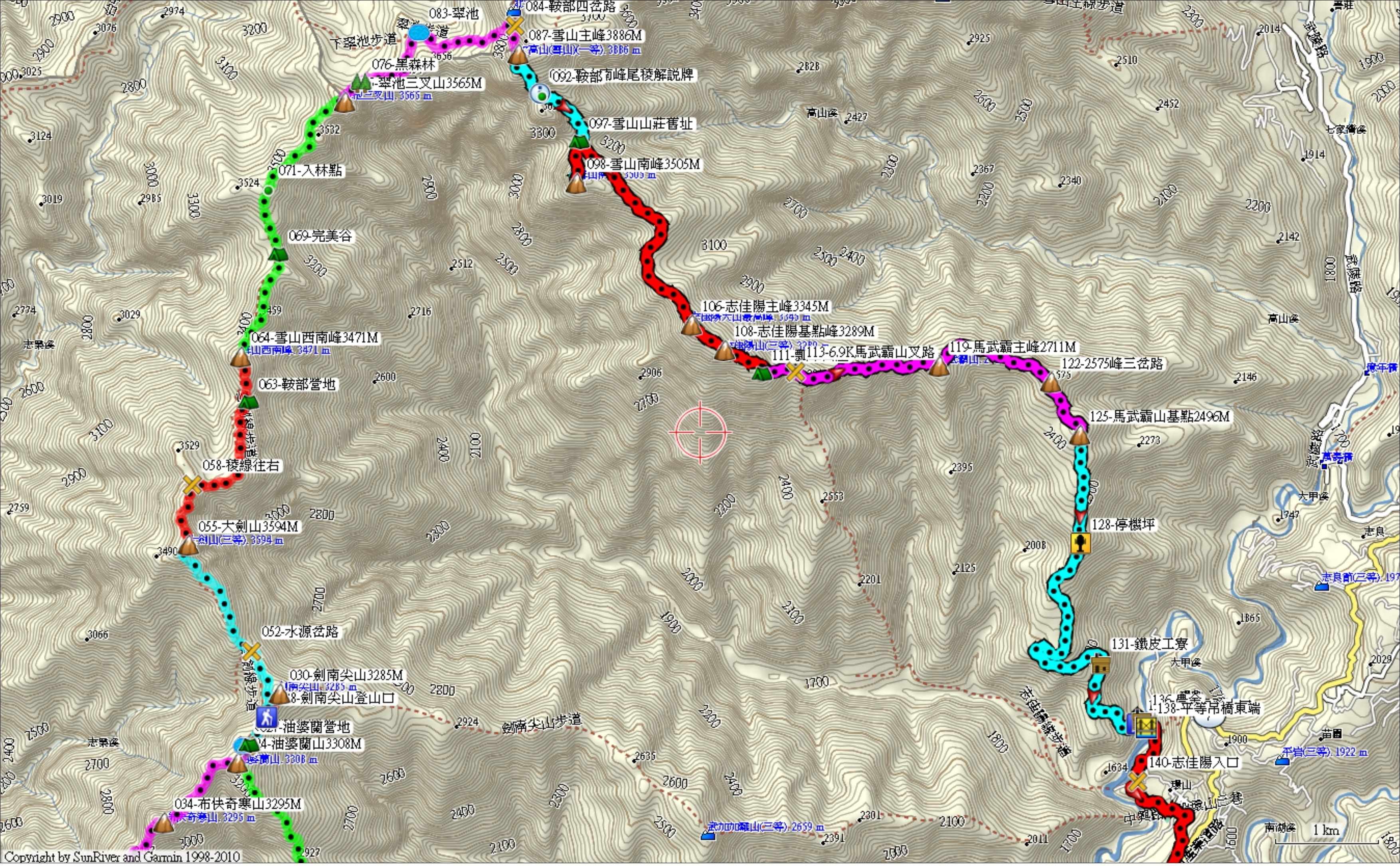 台中和平 1030702 06 百岳 劍志縱走下馬武霸山 登山補給站
