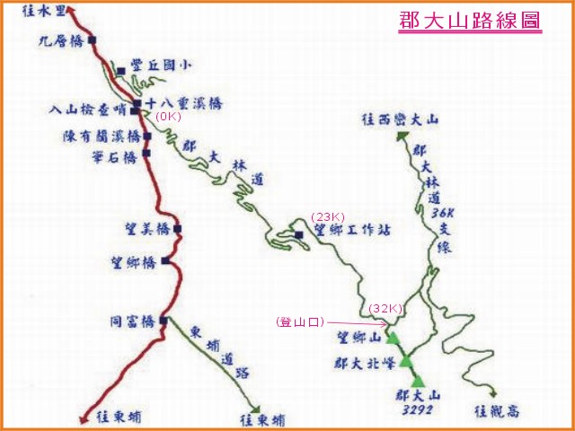 郡大山 單攻一日行 941023全記錄 登山補給站