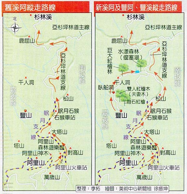 阿溪縱走 眠月線鐵路全紀錄 登山補給站
