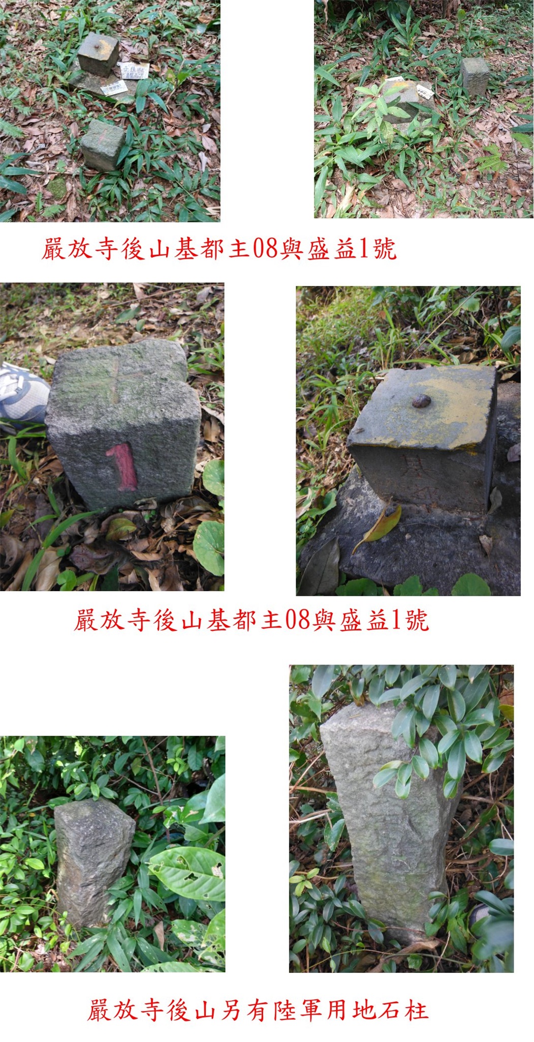 陸軍用地 石柱 陸軍用地 石柱