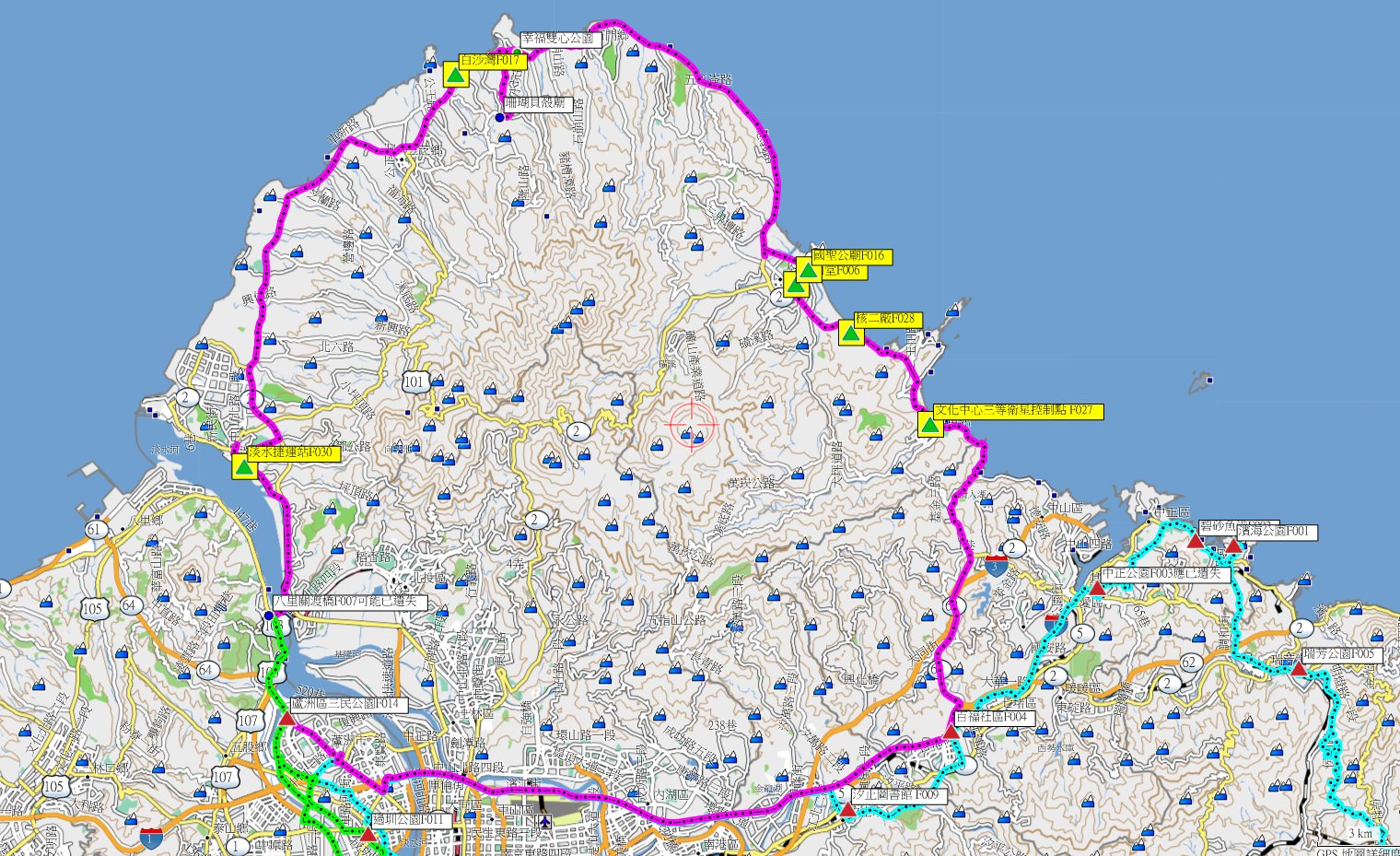 淡水捷運站、白沙灣、國聖公廟、中山堂、核二廠與文化中心-新北市美化點巡禮篇（北海岸）