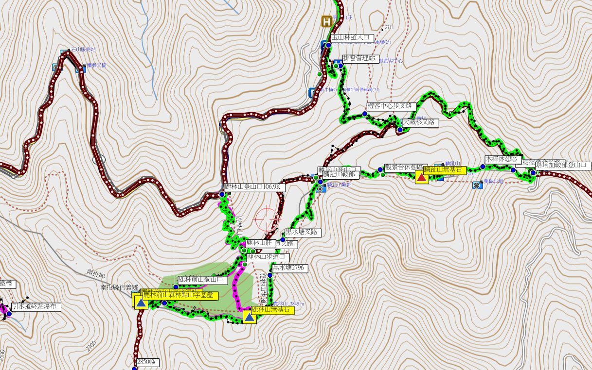 鹿林前山【新找到山字水泥柱】與鹿林山-嘉義步道與基石之旅DAY3-1