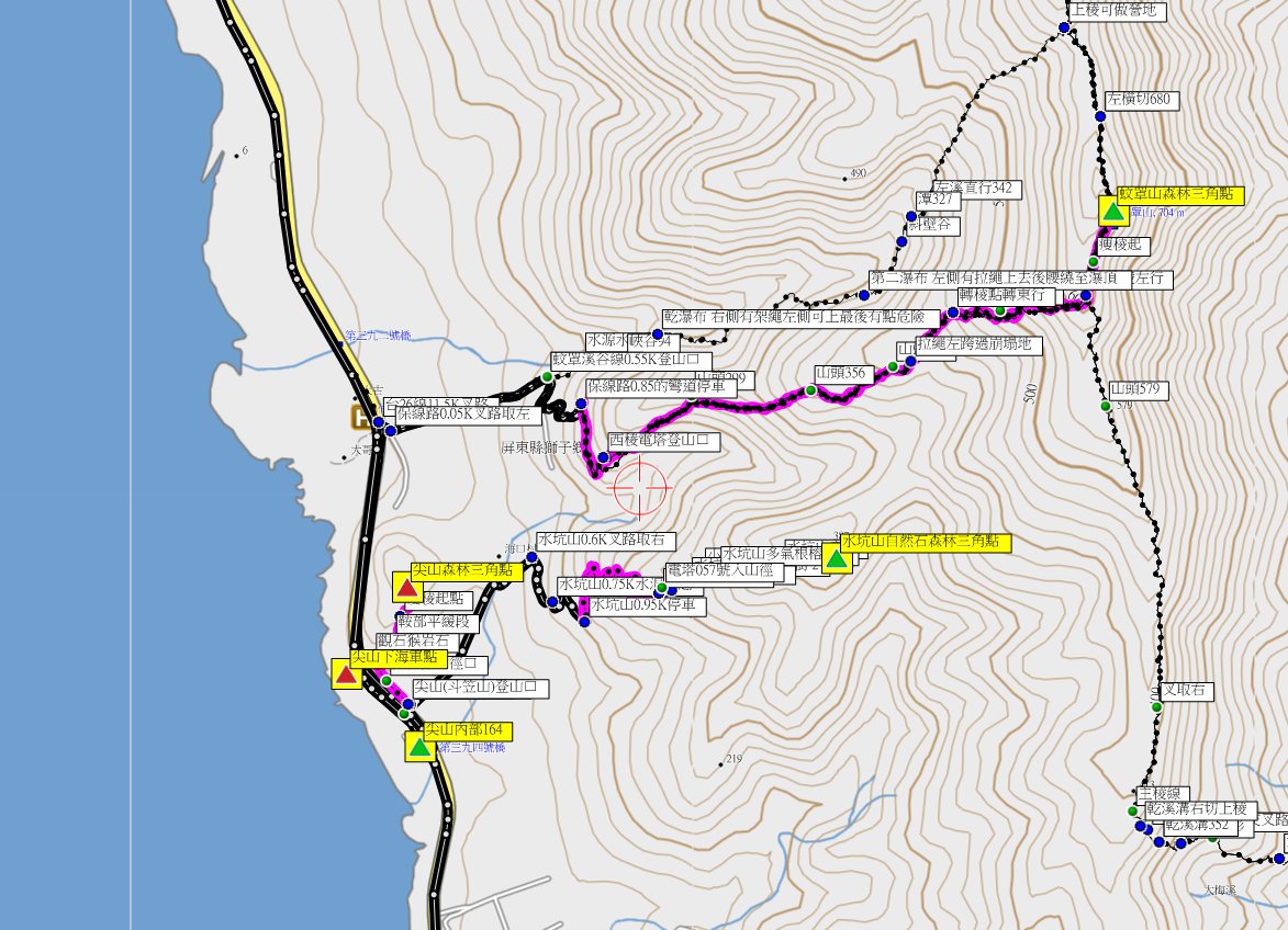 河濱公園、高屏大橋、烏龍【陸檢8754與3-900】、烏龍南、水底寮北、尖山下與尖山－屏東基石巡禮篇DAY1-2