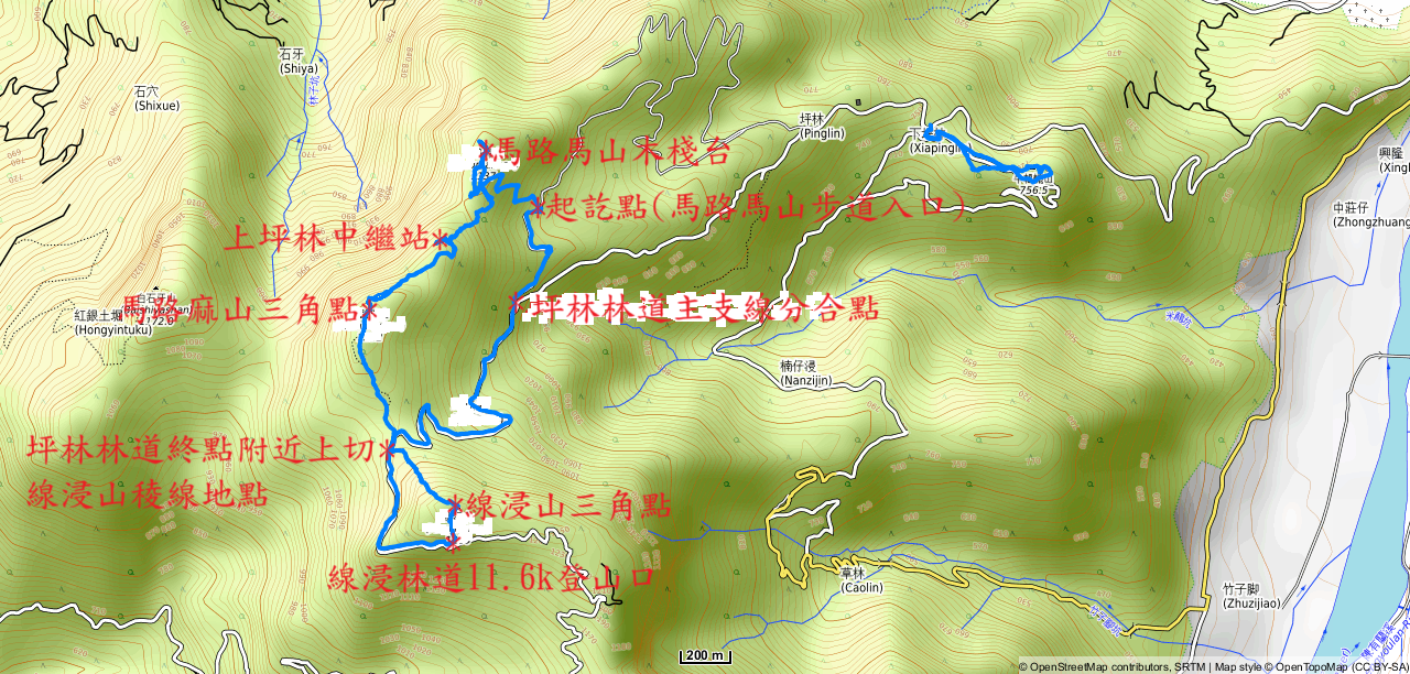 隱蔽的山線，浸潤的時光──水里馬路馬、馬路麻、線浸山8字連走