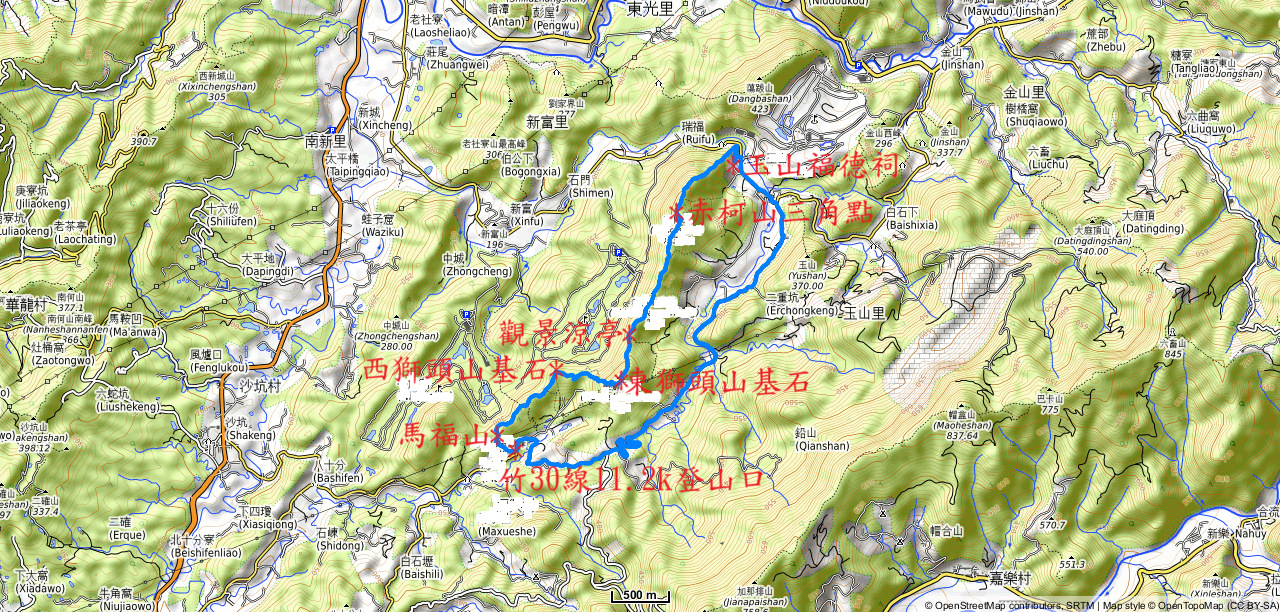 關西赤柯山、東獅頭山、西獅頭山與馬福山逆O行：山名考證與採礦地景的跨時空行腳