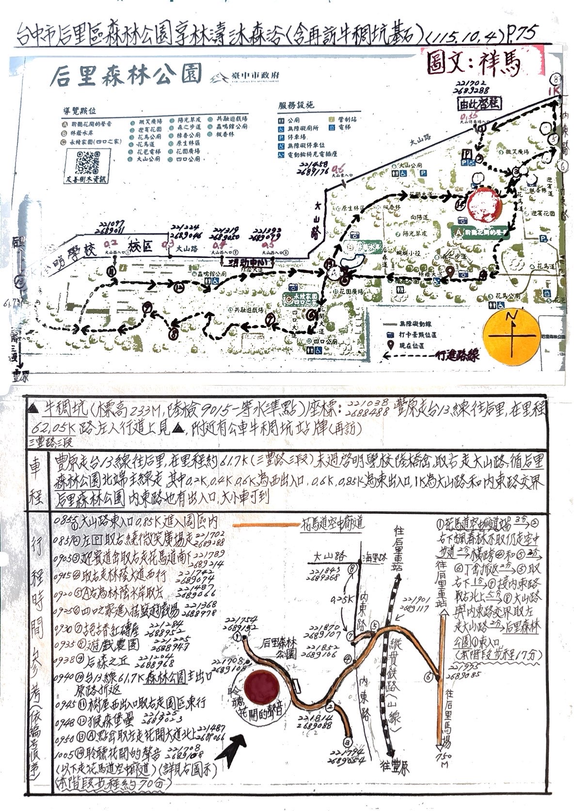 二十八75台中市后里區后里森林公園享林濤沐森浴(含再訪牛稠坑基石)