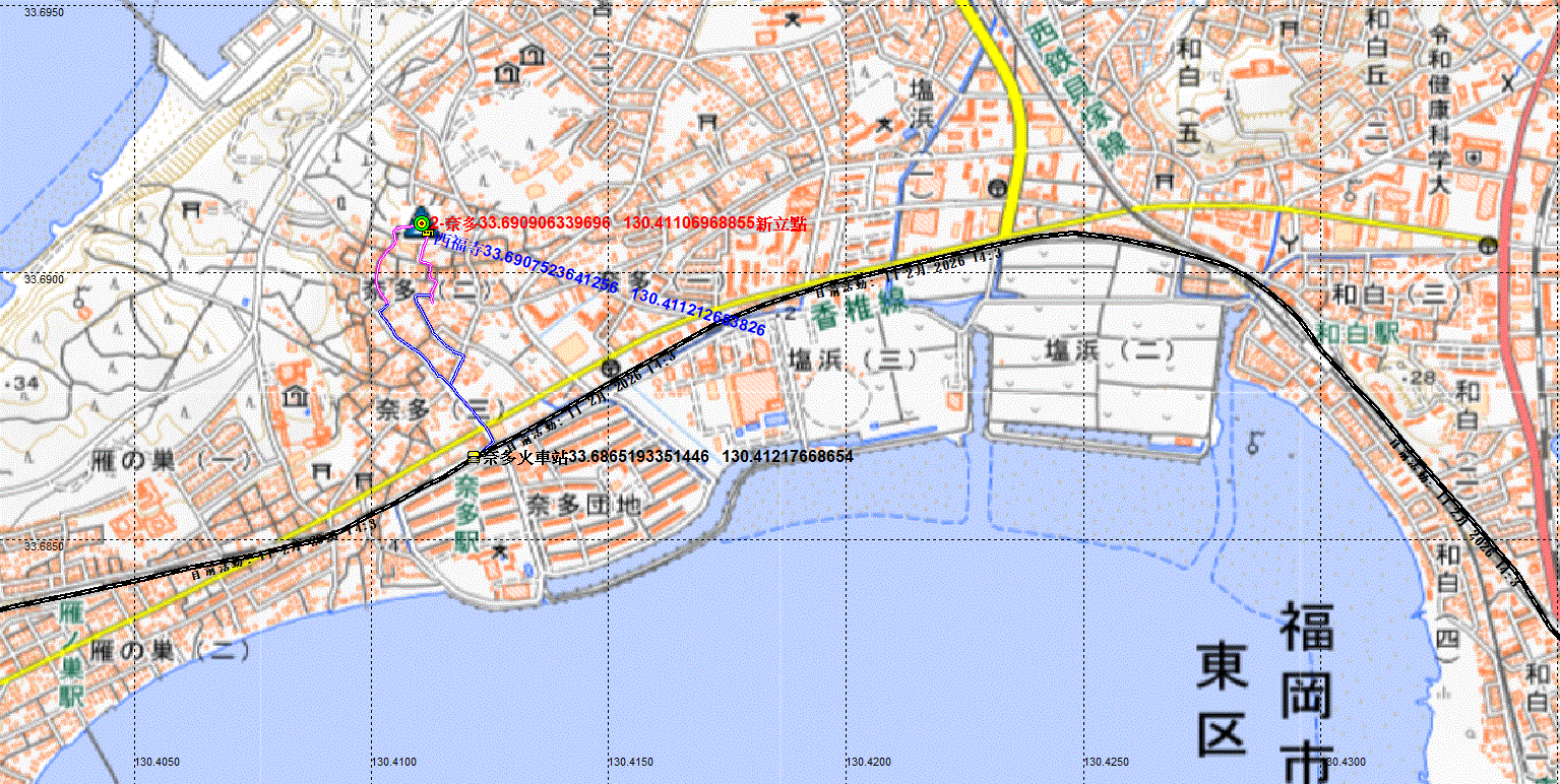 日本九州觀光鐵道列車自由行（四）：別府到福岡；順訪野口元町、高浜、白浜、奈多、長崎、中島公園、及鹿原山等基石